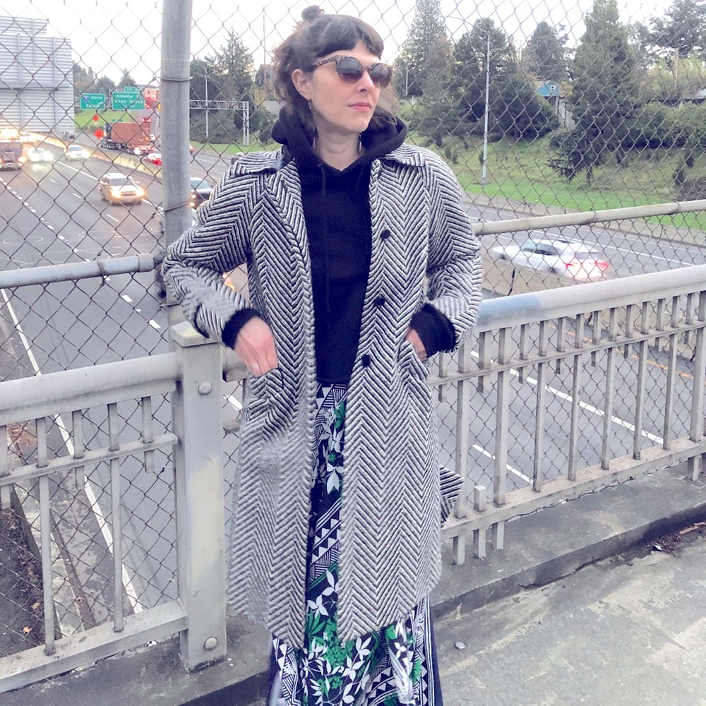 Vintage Houndstooth Jacket